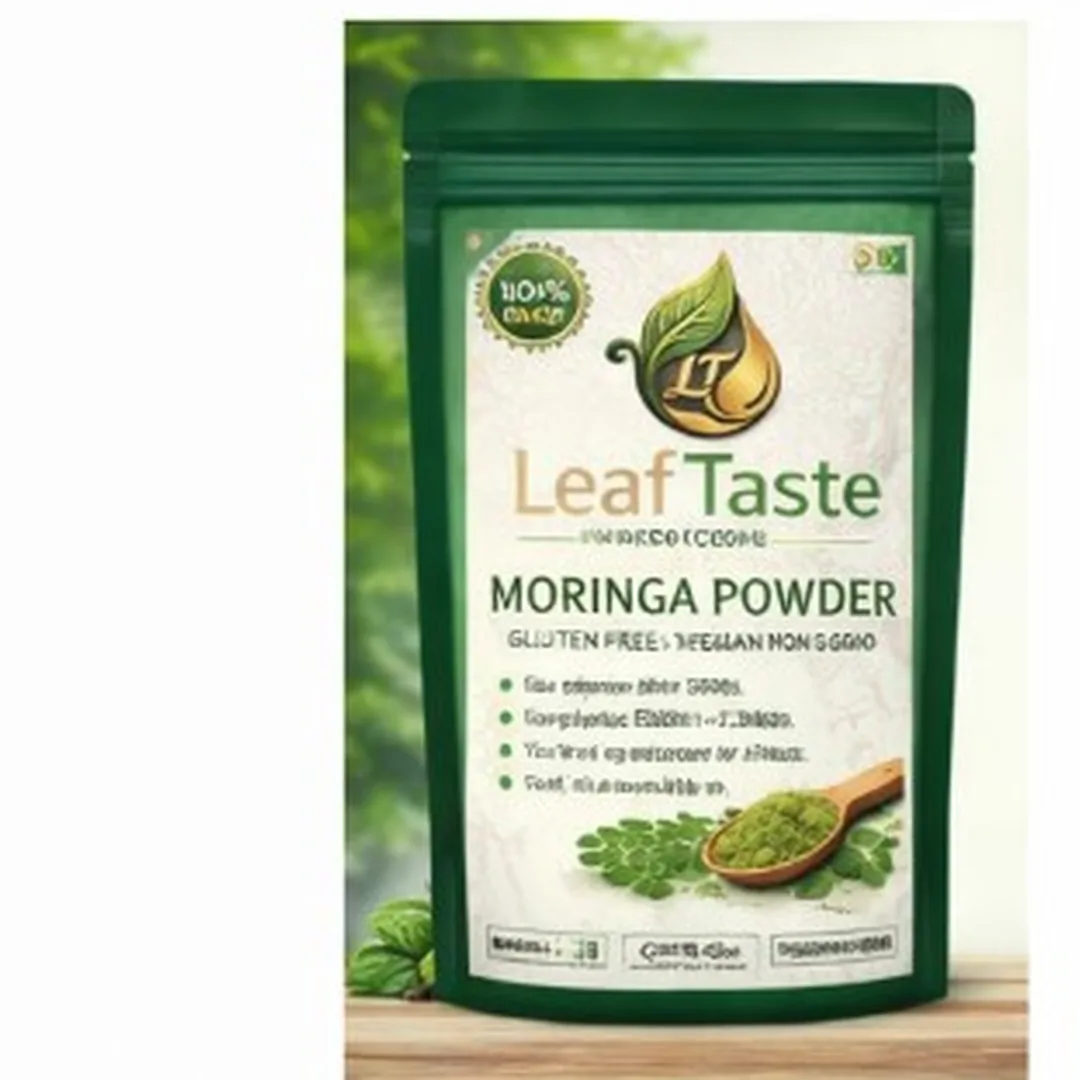 LeafTaste product packaging close-up